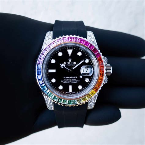 rolex gmt master 2 rainbow